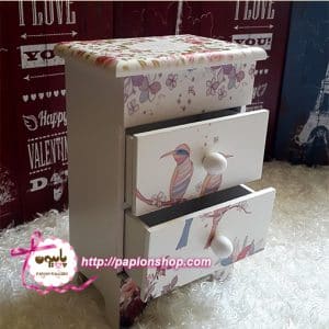 جاجواهری کشو و آینه دار چوبی