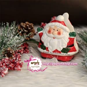 جای دستمال سرامیکی بابانوئل خوشحال
