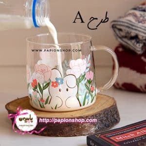 ماگ پیرکس حیوانات طرح خرگوش