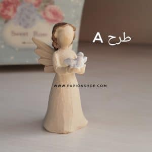 مجسمه احساس طرح فرشته پرنده به دست
