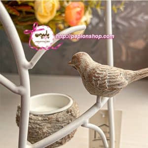 جاشمعی فرفورژه طرح کلاسیک پرنده و آشیانه