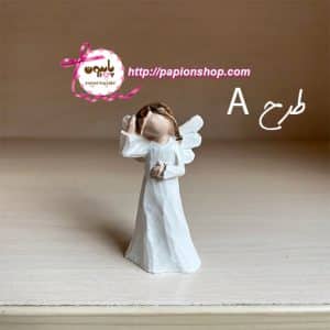 مجسمه فرشته های احساس بالدار سفید