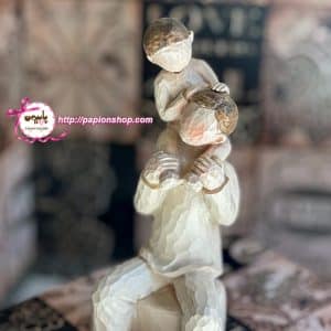 مجسمه پدر و فرزند طرح ویلوتری