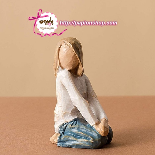 مجسمه دختر خوشحال طرح ویلوتری