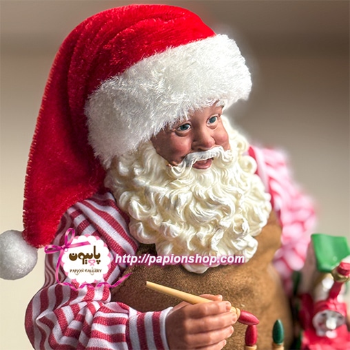 فیگور اروپایی بابانوئل نشسته نقاش