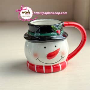 ماگ کریسمسی آدم برفی کلاهدار