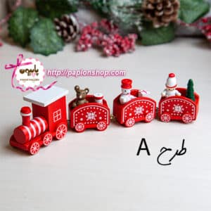 قطار چوبی کریسمسی