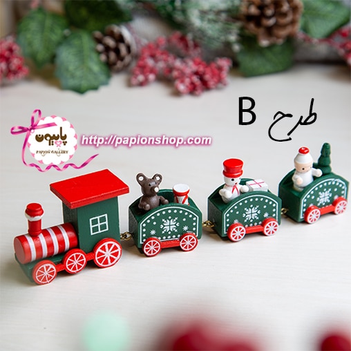 قطار چوبی کریسمسی