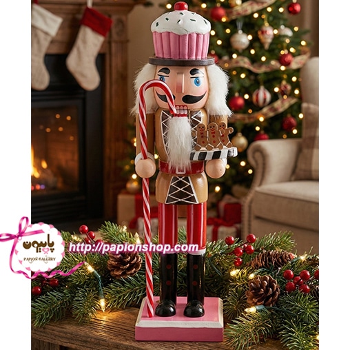 فندق شکن کریسمسی بزرگ طرح قناد کوکی به دست