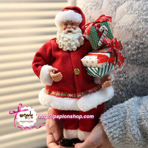 فیگور کریسمسی اروپایی بابانوئل کادو به دست