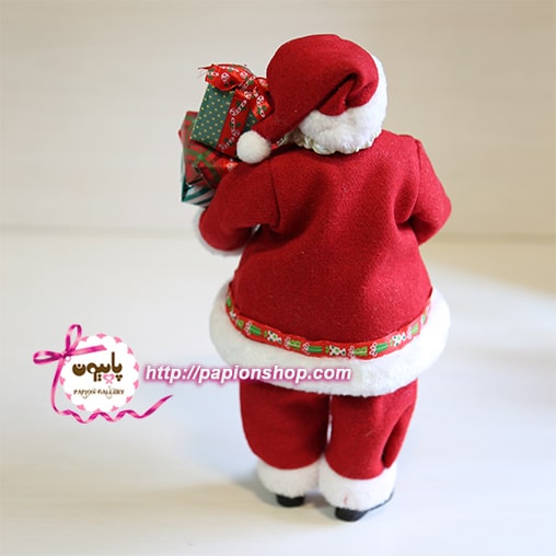 فیگور کریسمسی اروپایی بابانوئل کادو به دست