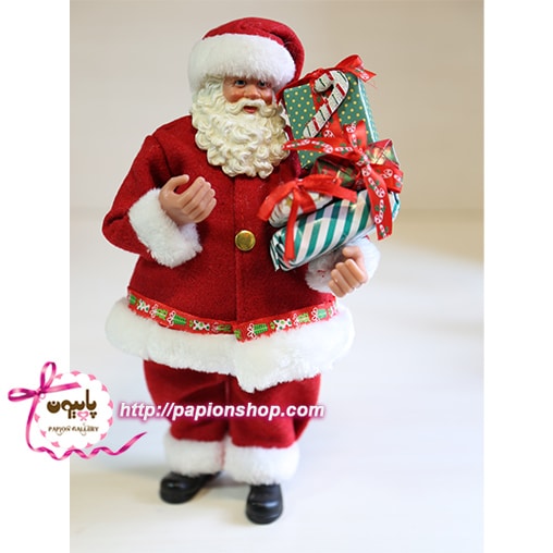 فیگور کریسمسی اروپایی بابانوئل کادو به دست