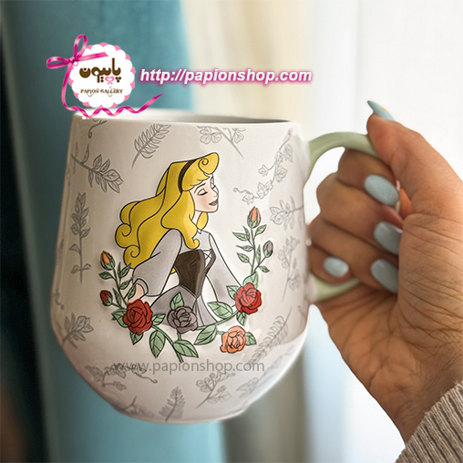 ماگ کلکسیونی اورجینال برجسته دیزنی زیبای خفته آرورا Aurora