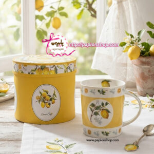 ماگ جعبه کادویی طرح لیمو (وارداتی)