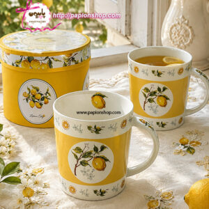ماگ جعبه کادویی طرح لیمو (وارداتی)