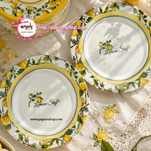 ست دوتایی پیش دستی جعبه کادویی طرح لیمو (وارداتی)