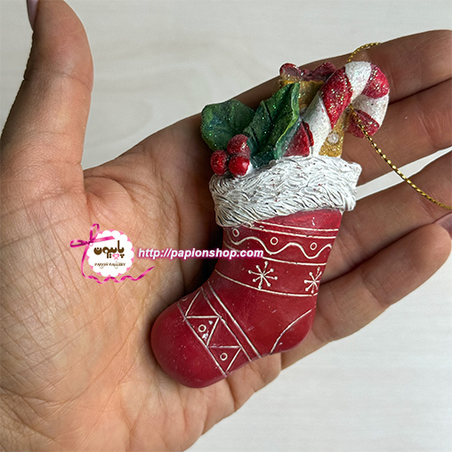 آویز و مجسمه کریسمسی طرح جوراب